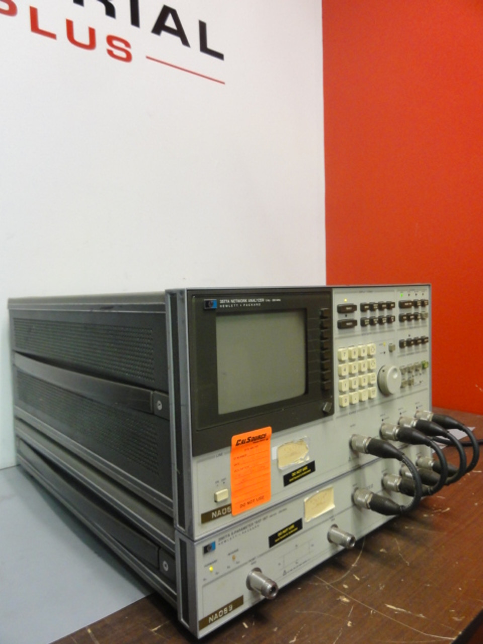 HP 3577A Network Analyzer 5 MHz w/ HP 35677A S-Parameter Test Set 100kHz-200MHz