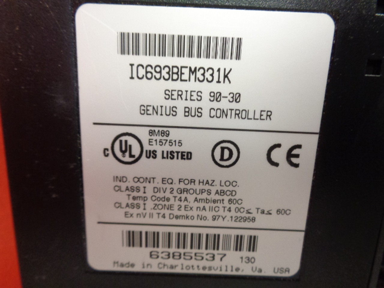 GE IC693BEM331K Series 90-30 Genius Bus Controller