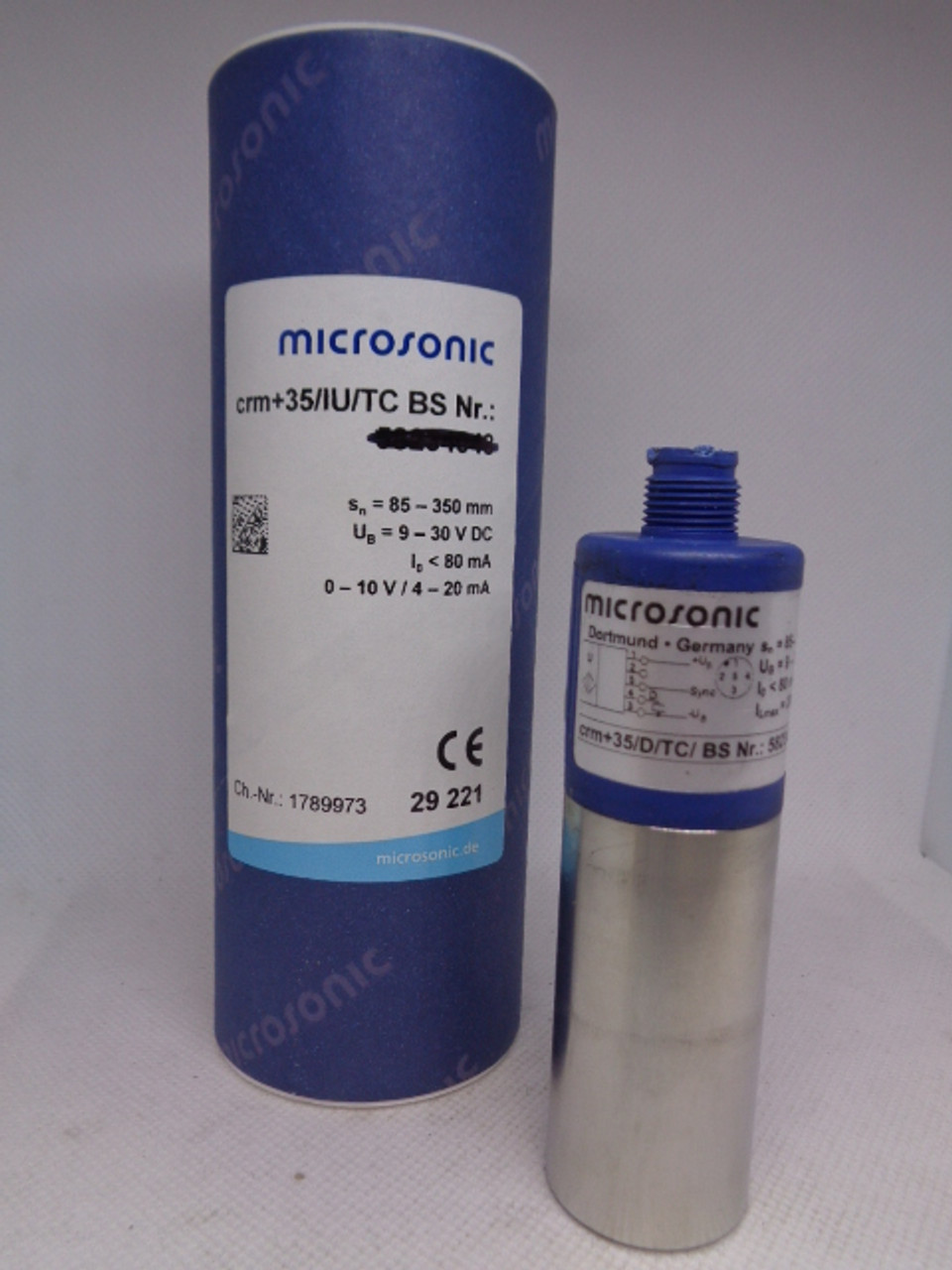 Microsonic Nr. 58234042 Ultrasonic Sensor, crm+35/D/TC/BS