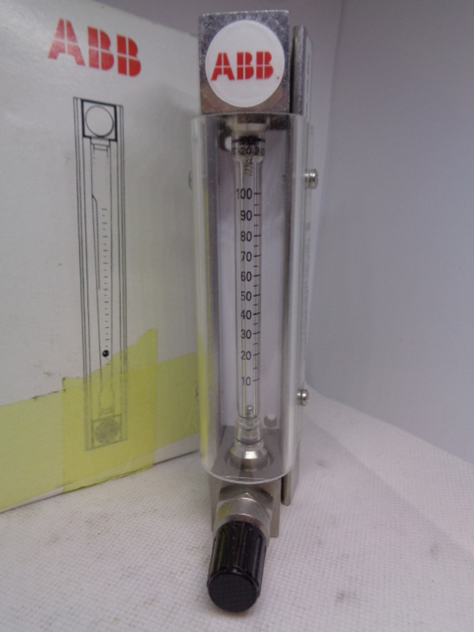 ABB A6141B075JDE0FAS Flow Meter, Range: 100%=3 L/MIN