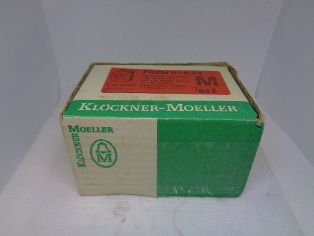 Klockner Moeller PKZM 0-0,24 Manual Motor Starter (Box of 1) 0,16-0,24A