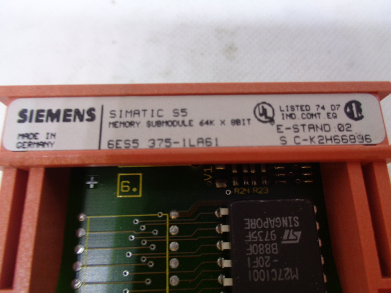 Siemens Simatic S5 6ES5 375-1LA61 Memory Submodule