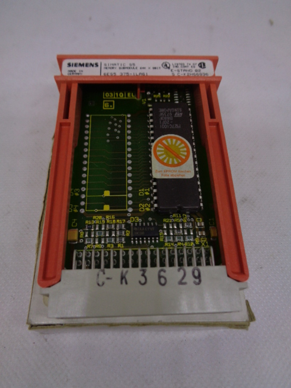 Siemens Simatic S5 6ES5 375-1LA61 Memory Submodule