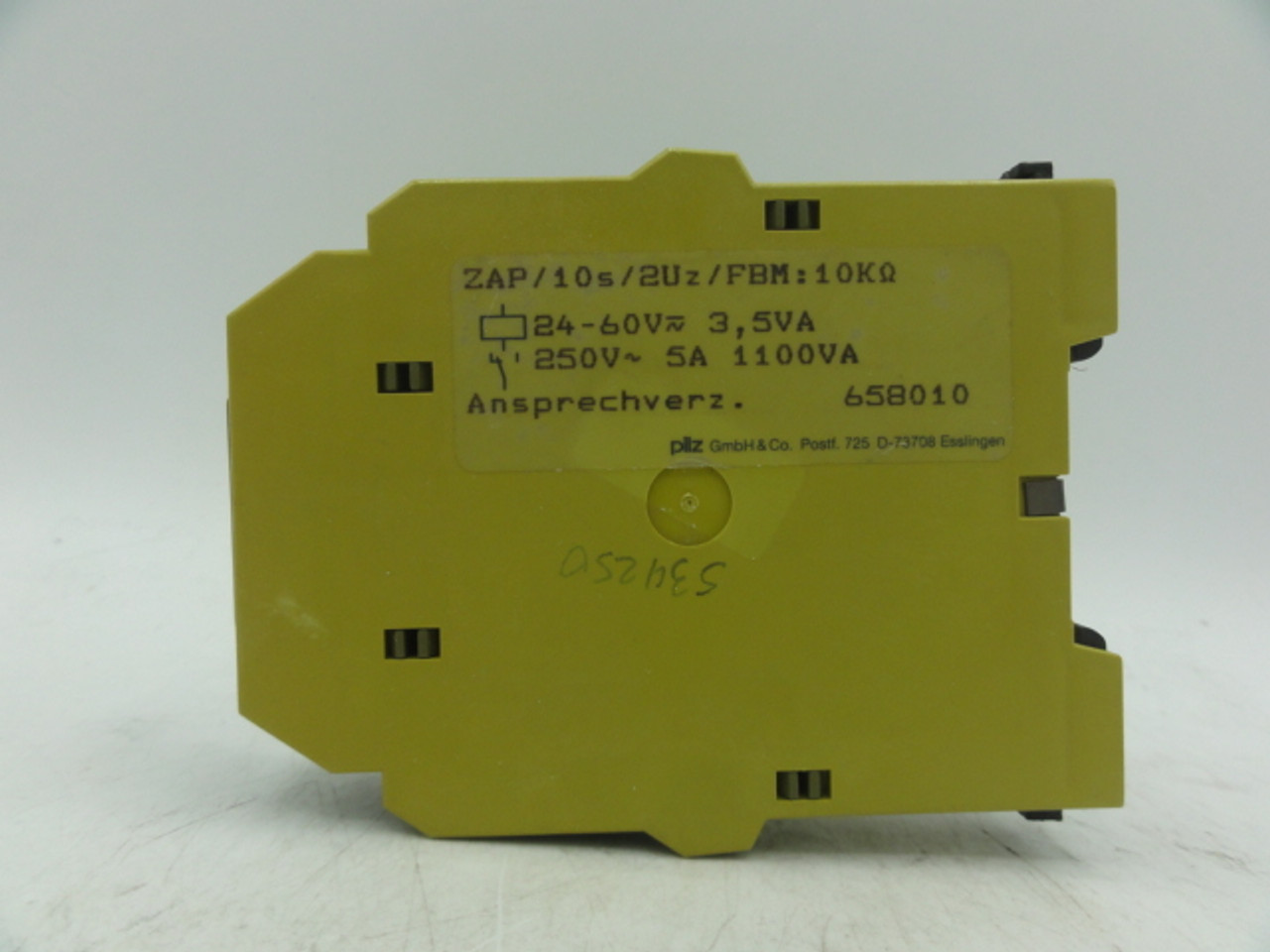 PILZ ZAP/10S/2Uz/FBM:10KO Timer Safety Relay