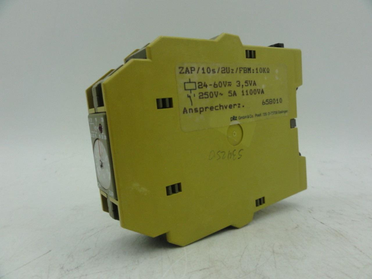 PILZ ZAP/10S/2Uz/FBM:10KO Timer Safety Relay