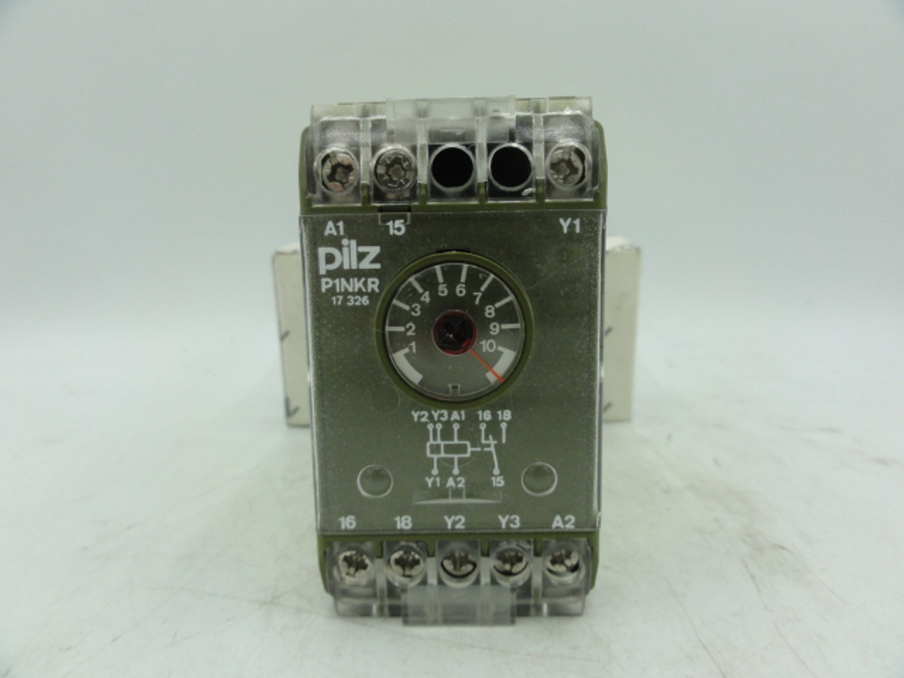 PILZ P1NKR/1,5KO-5K0/230VAC/1U Mushroom Time Relay