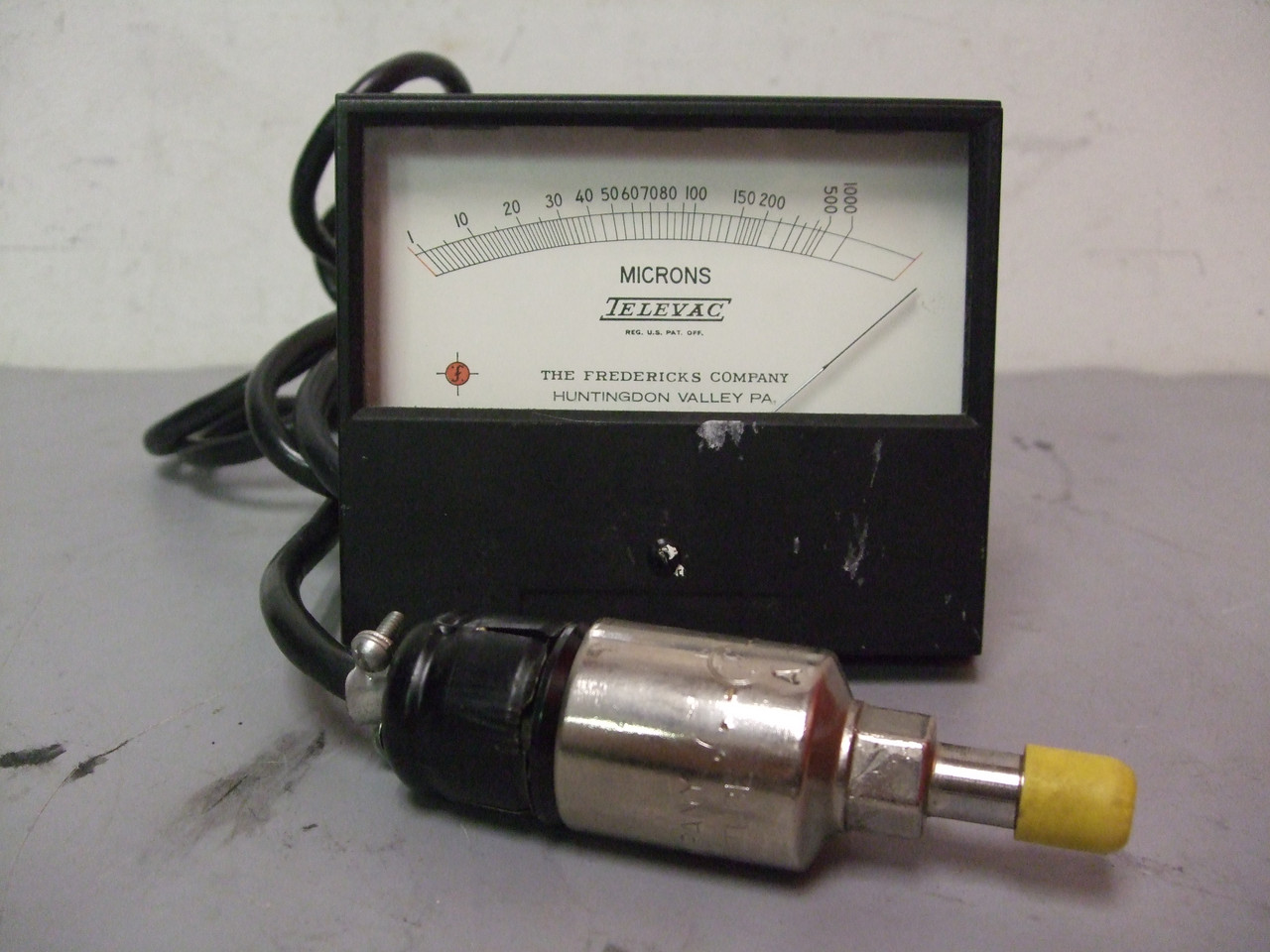 The Fredricks Company Televac Gauge, 1000 Microns