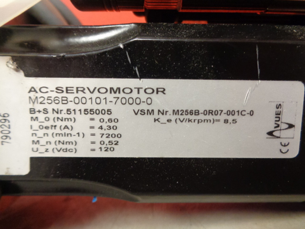 Bautz / Vues Type: M256B-00101-7000-0 AC - Servomotor w/ Alpha Gear Head