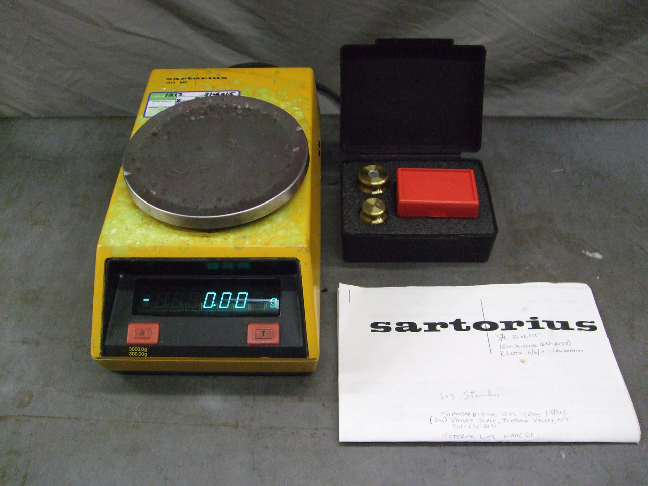 Sartorius 1213 MP Digital Scale w/ Troemner Weight Set