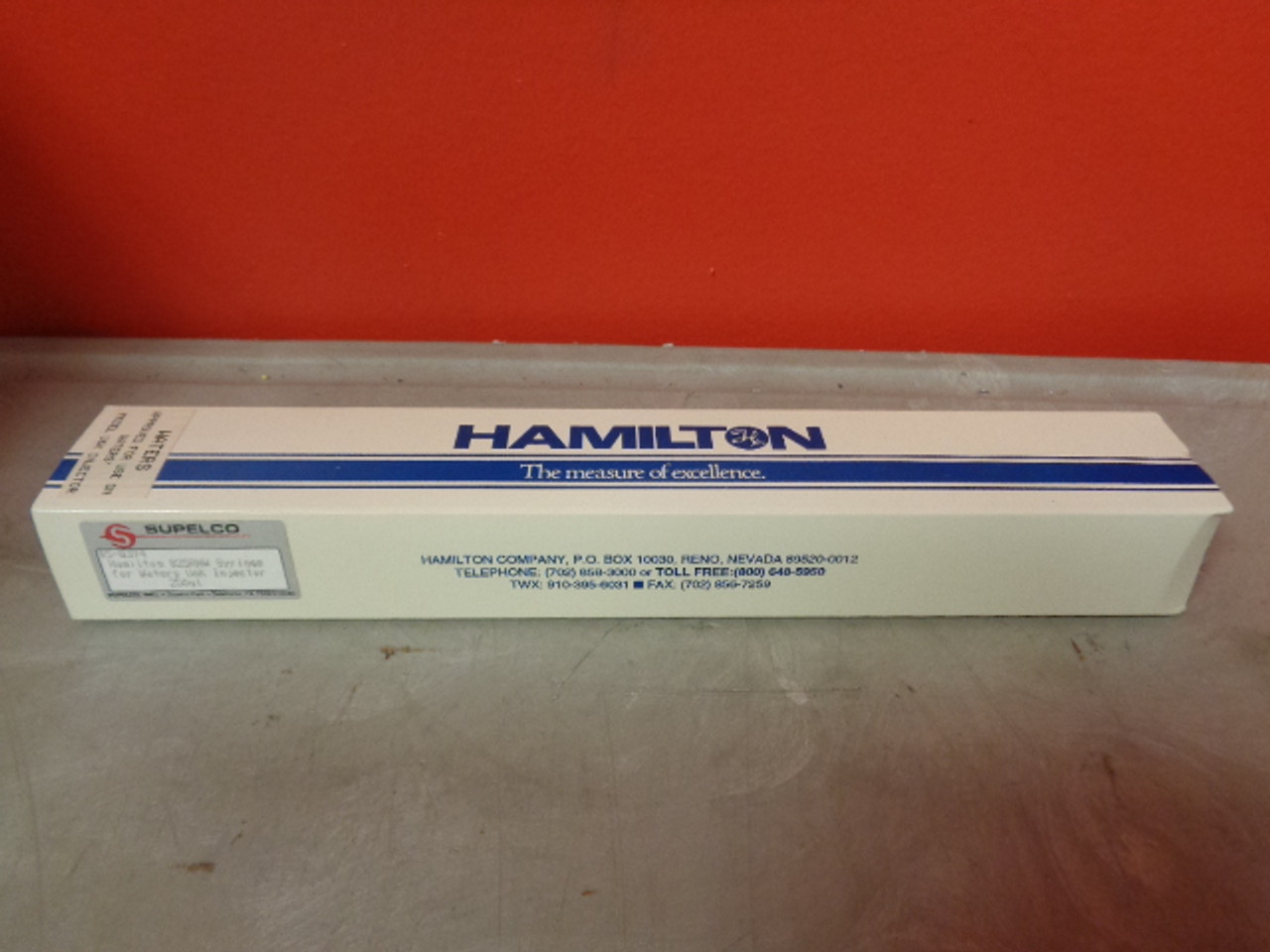 Hamilton 825RNW Glass Syringe, 250ul, P/N 84819 For Waters U6K Injector