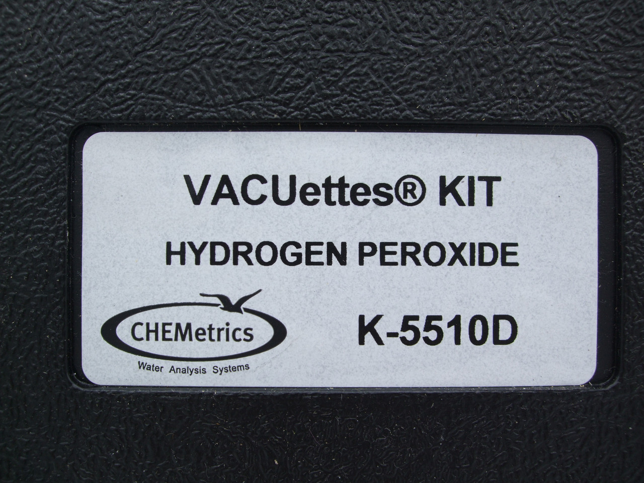 Chemetrics K-5510D Hydrogen Peroxide VACUettes Kit