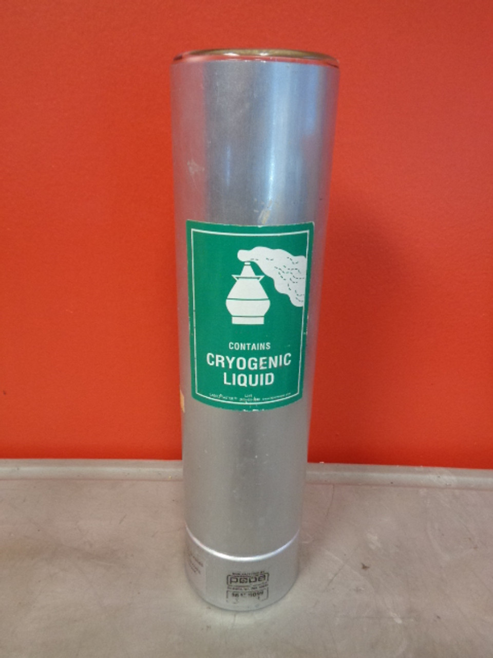 Pope 8645/0099 Aluminum Vacuum Dewer Flask, 1000ml - No Cover or Mesh