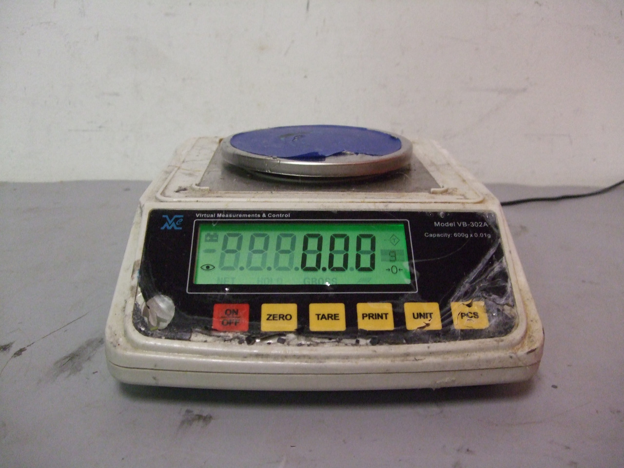 Virtual Measurements & Control Model VB-302A Scale, Capacity: 600g X 0.01g