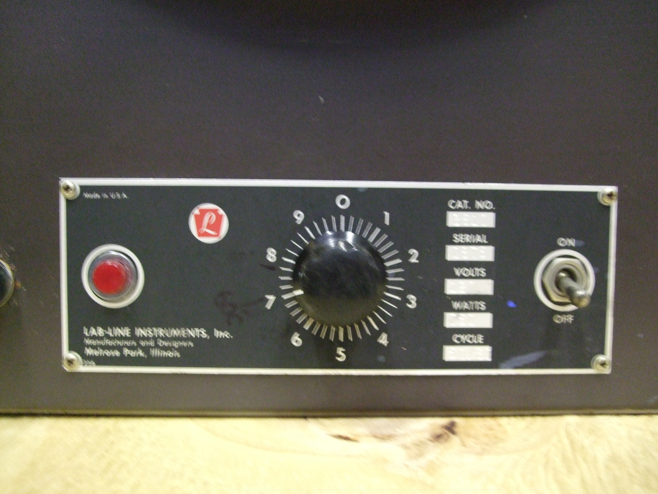 Lab-Line Instruments Inc. 3610 Laboratory Oven