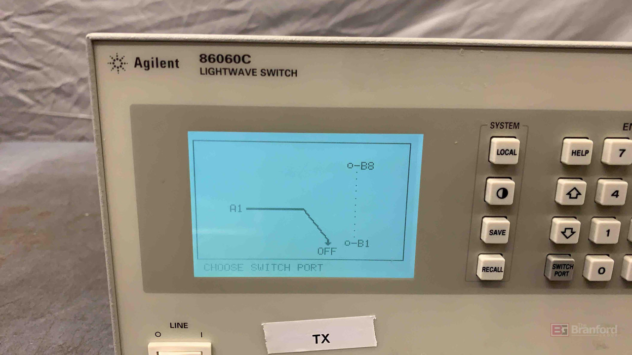 Agilent 86060C Lightwave Switch, OPT: 001, 017, 051, 109, 208