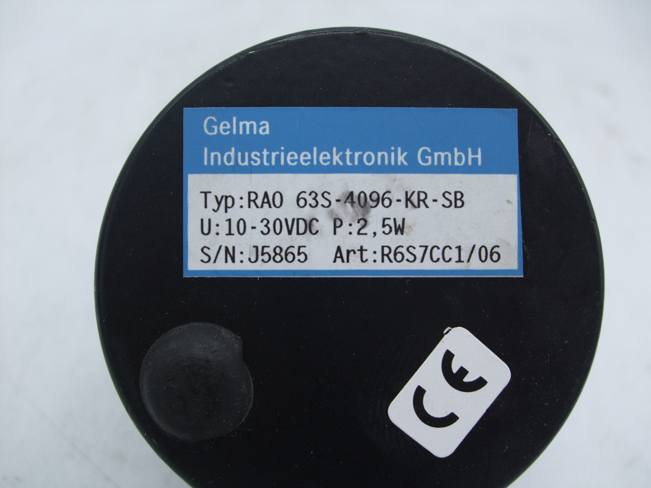 Gelma Industrieelektronik RAO 63S-4096-KR-SB Industrial Rotary Encoder