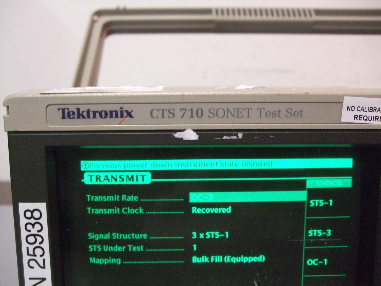 Tektronix CTS 710 Sonet Test Set