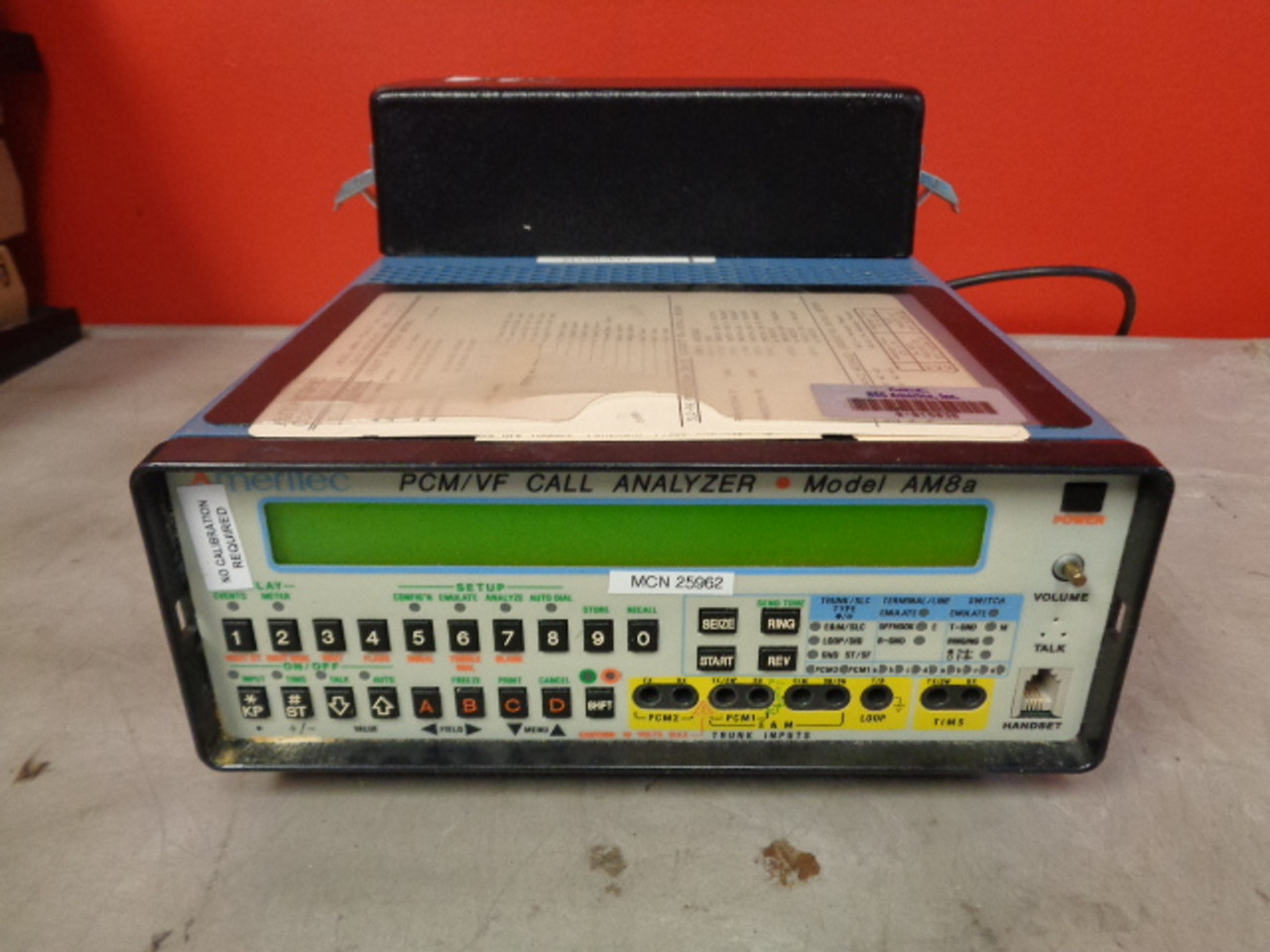 Ameritec Corporation AM8a PCM/VF Call Analyzer