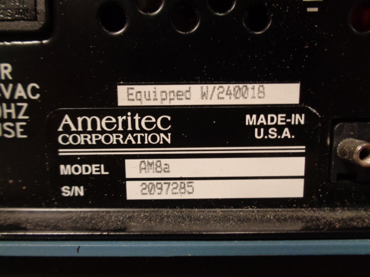 Ameritec Corporation AM8a PCM/VF Call Analyzer