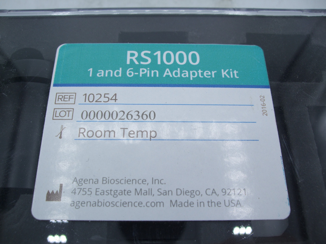 Agena Bioscience RS1000 1 And 6-Pin Adapter Kit