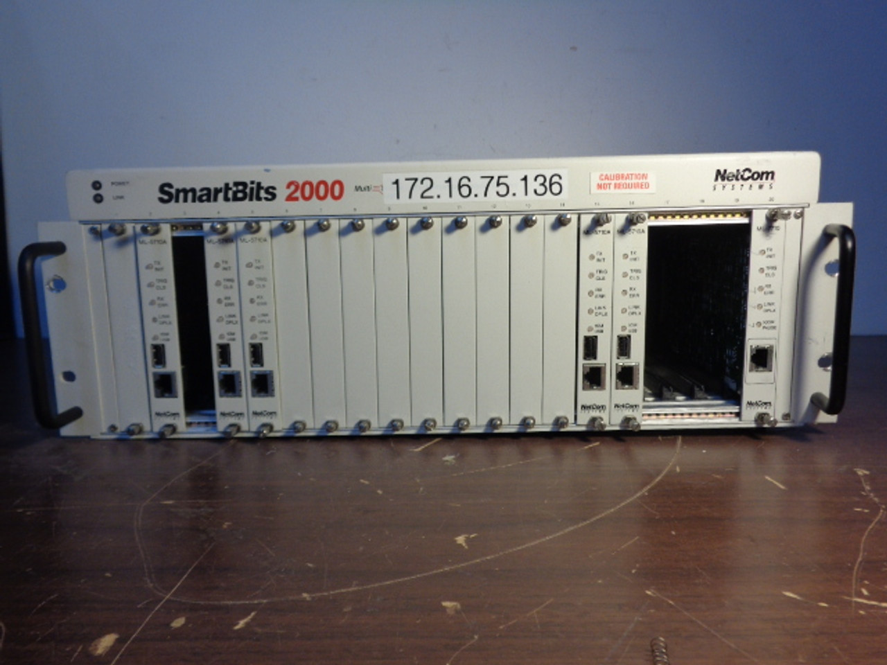 Netcom Systems Spirent Smartbits SMB-2000 with (6) Modules