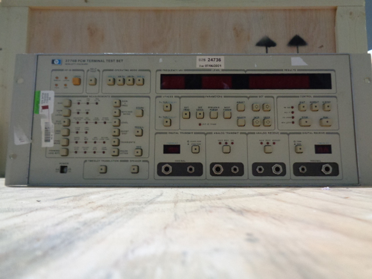 HP Hewlett Packard 3776B PCM Terminal Test Set Front Control Panel Interface T44