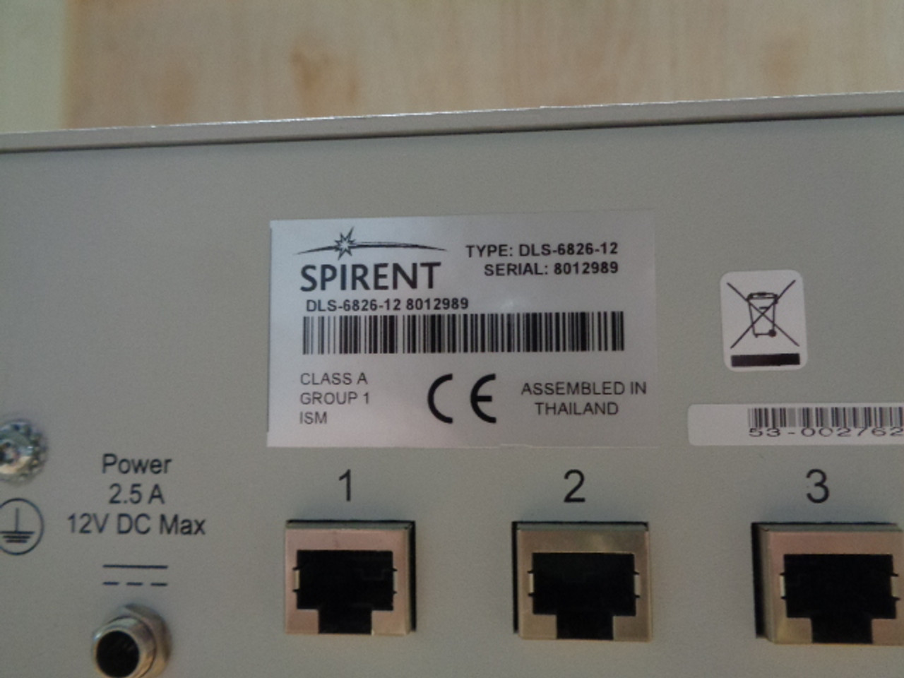 Spirent DLS 6800 Vdsl2 Multiline Production Simulator Dls-6826-08