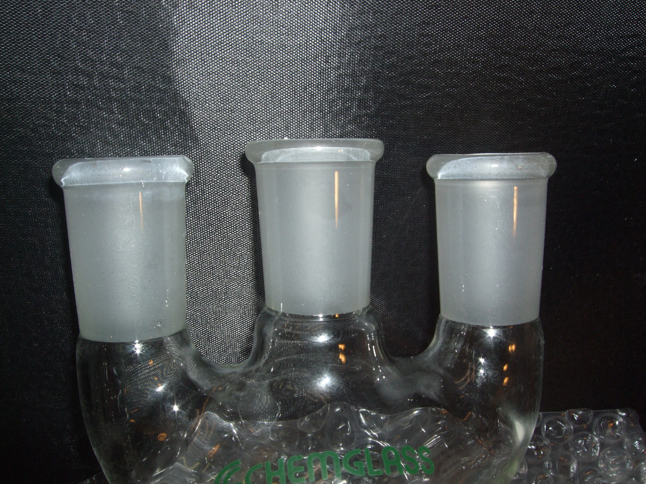 Chemglass CG-1522-03 250 ml 3 Neck RBL 24/40 Outer Joint