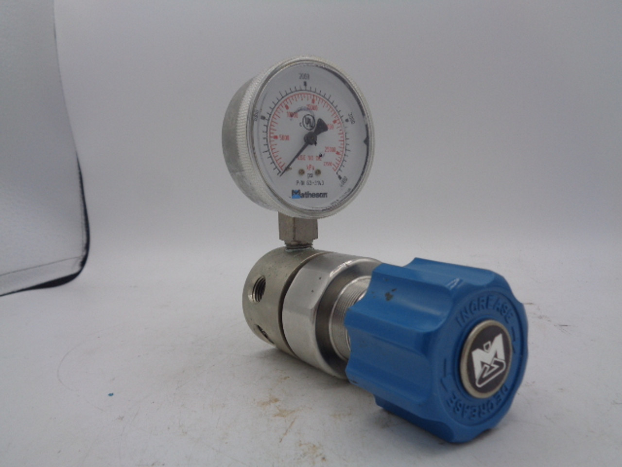 Matheson 01269797 Single Pressure Gauge Gas Regulator