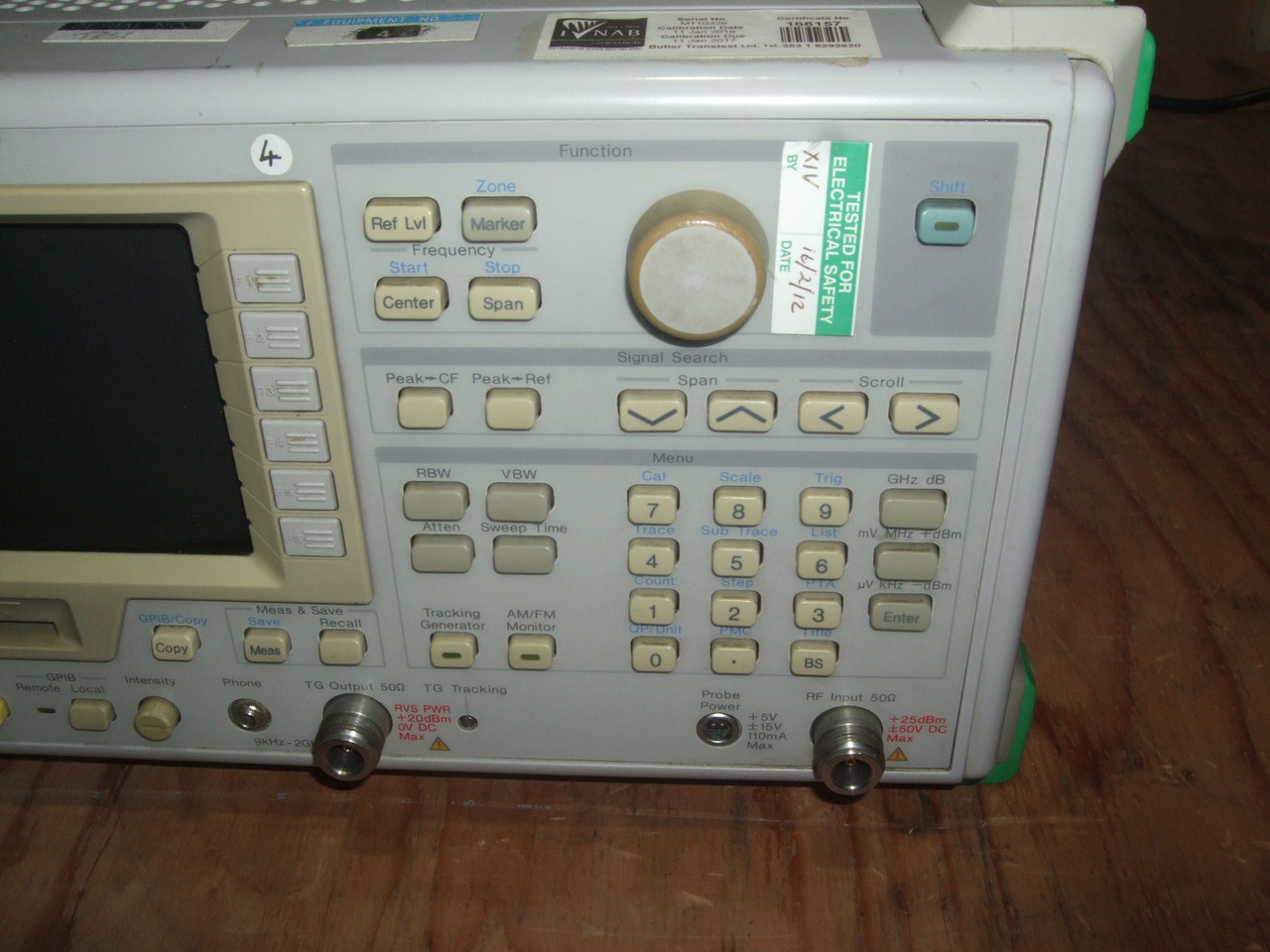 ANRITSU MS-2621B Spectrum Analyzer 9kHz-2.2GHz