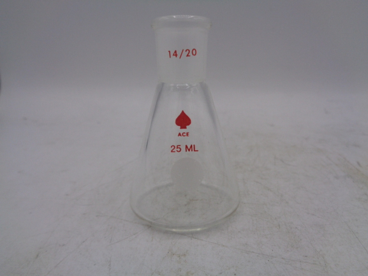 ACE Glass 25mL Erlenmeyer Flask 14/20