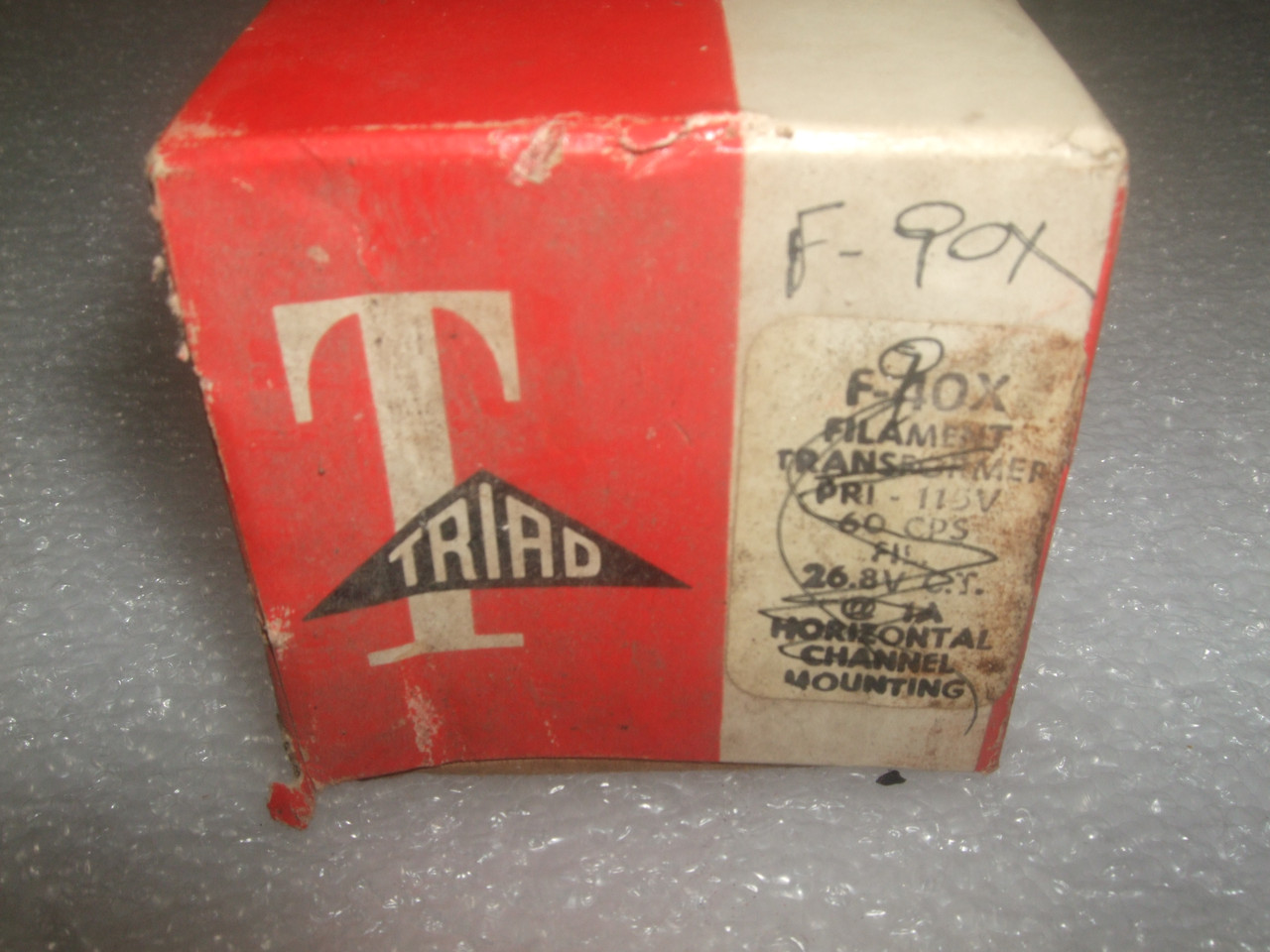 TRIAD F-90X Power Supply Transformer 100 VOL from 6.5V to 40V