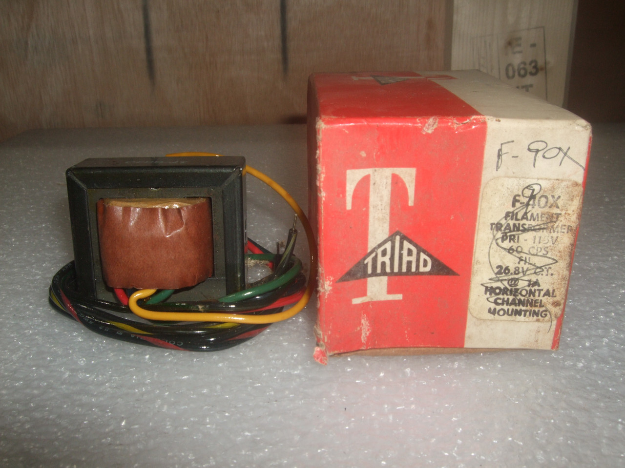 TRIAD F-90X Power Supply Transformer 100 VOL from 6.5V to 40V