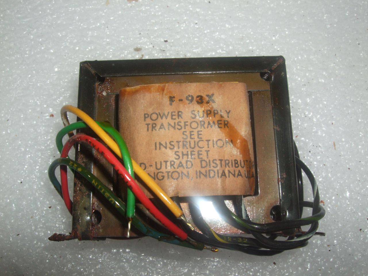 Vintage Triad F-98X Filament Transformer