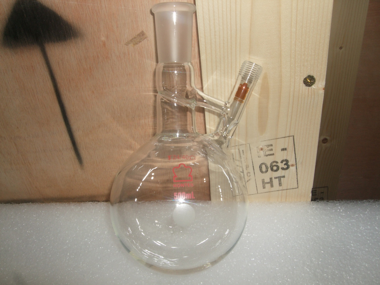 Kontes 213210-1000 1000 ml Borosilicate Airless Flask