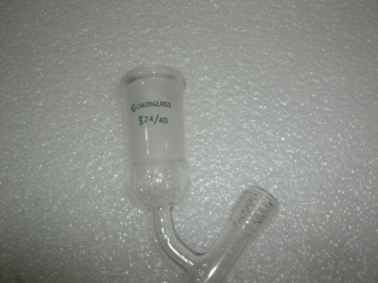 Chemglass AF-0506-03 Adapter, Connecting, Style A, 24/40 Joint Size, Airfree, Schlenk