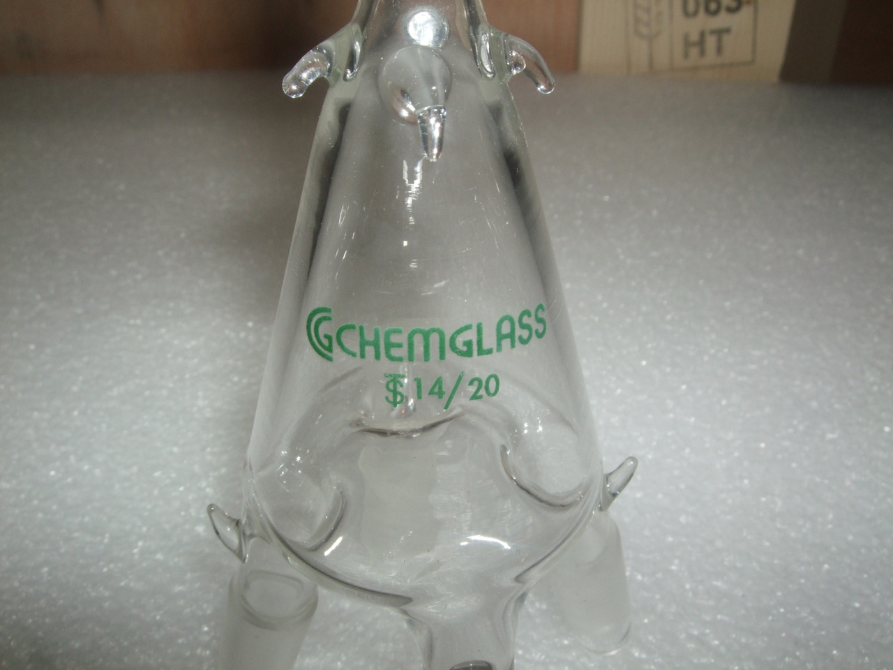 Chemglass 14/20 4 Port Distillation Receiver