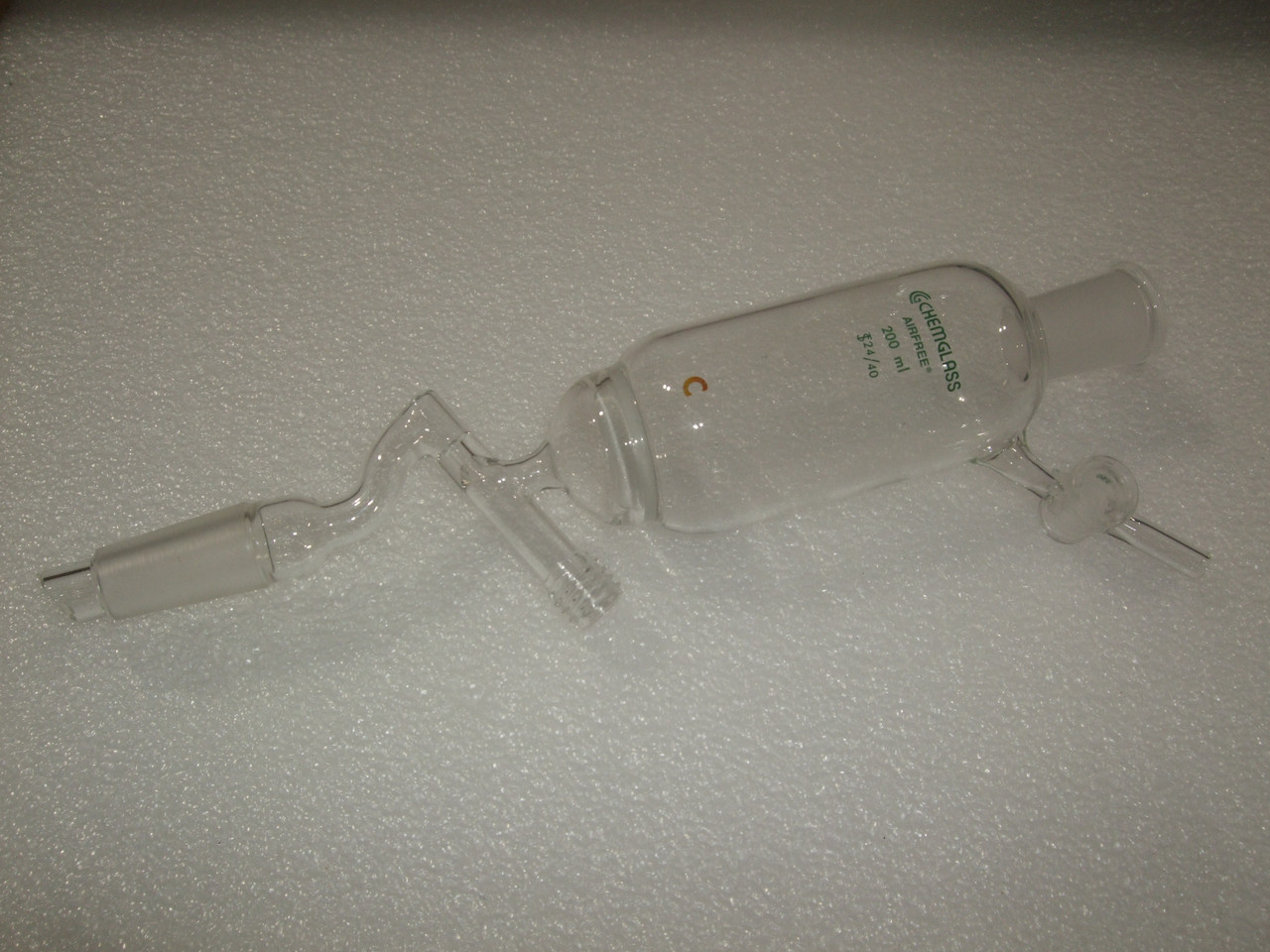 Chemglass AF-0542-05 200ml Airfree Filter Funnel 40mm