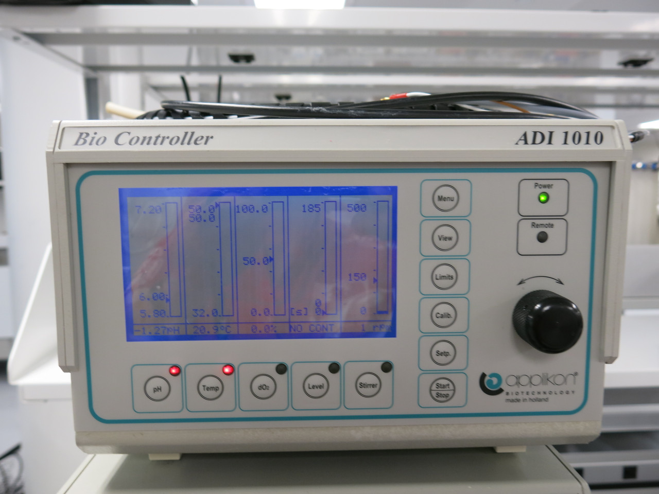 Applikon ADI 1025 Bio Console Fermenter / Bioreactor System w/ ADI 1010 Controller