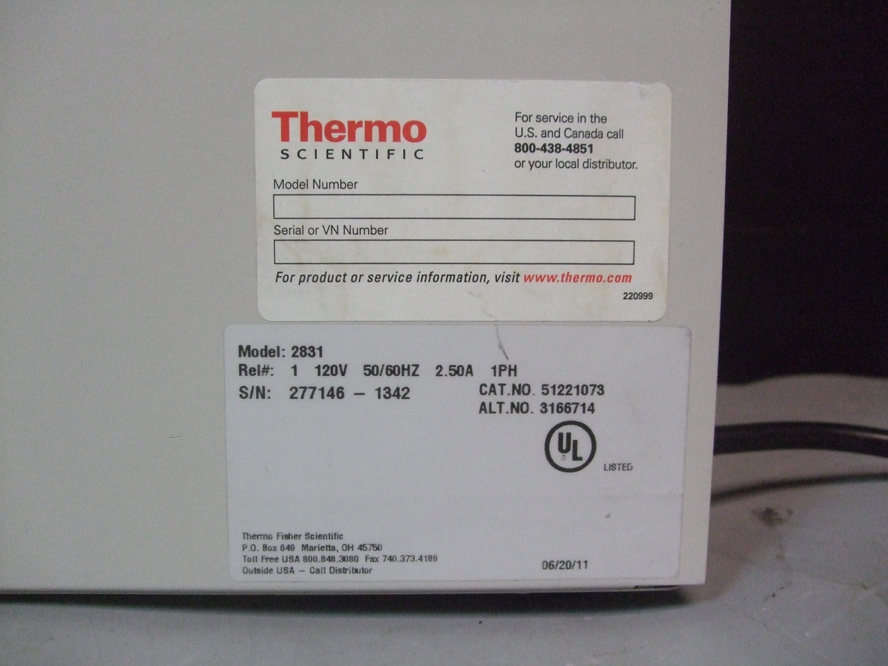 Thermo Scientific Model 2831 180 Series Water Bath