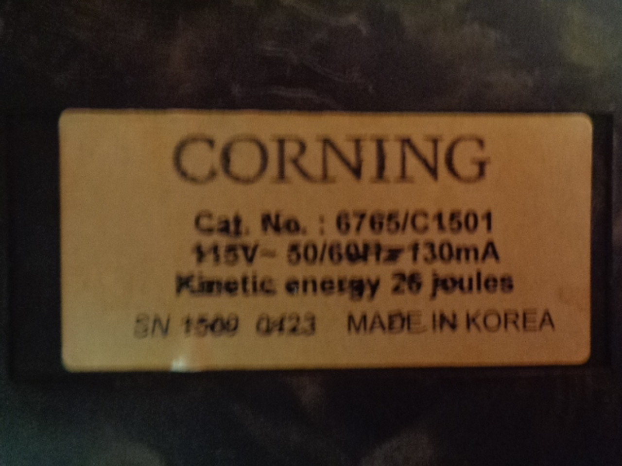 Corning Cat No. 6765/C1501 Mini Centrifuge