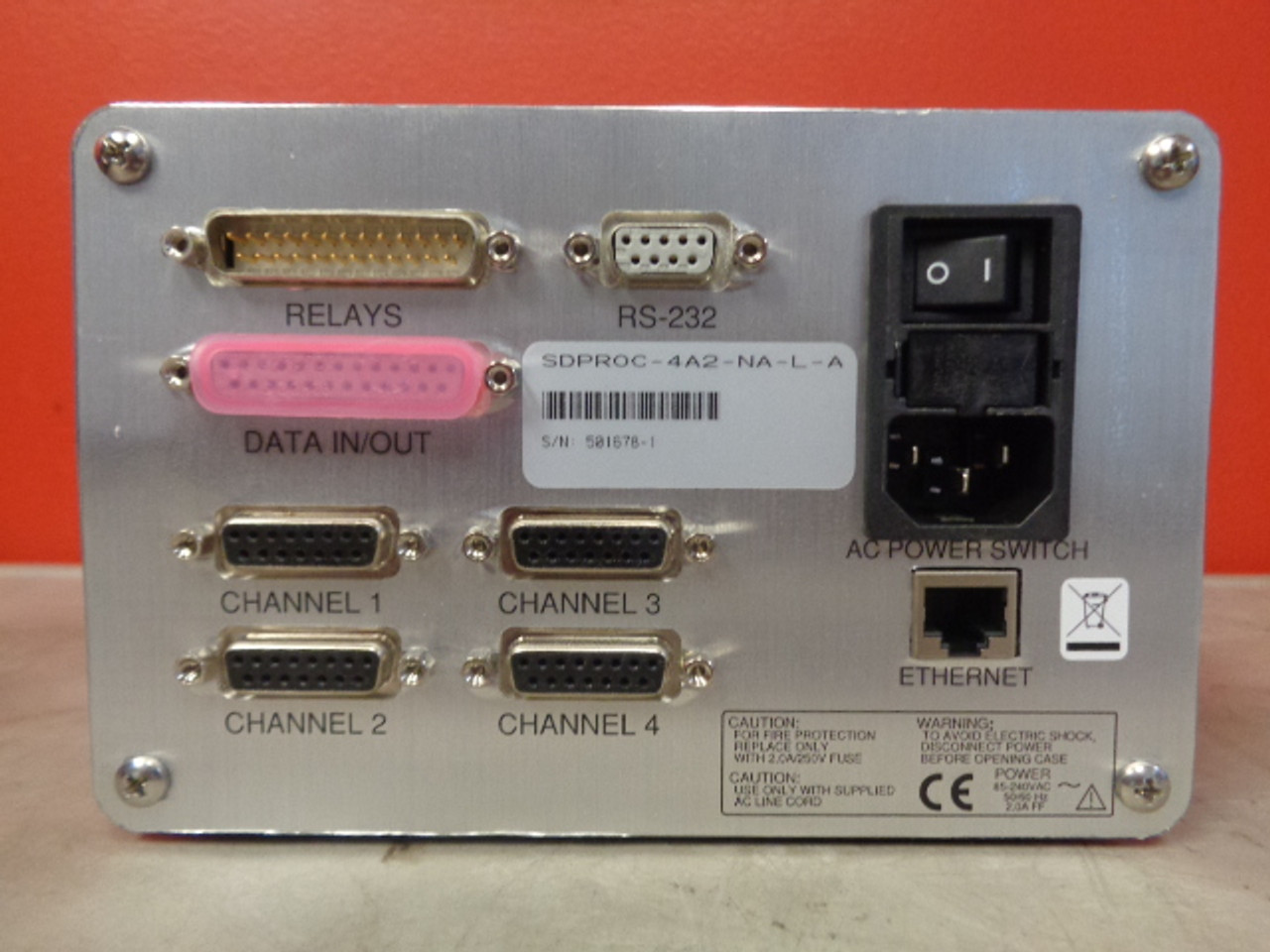 AALBORG SDPROC-4A2-NA-L-A Four Channel Command Module