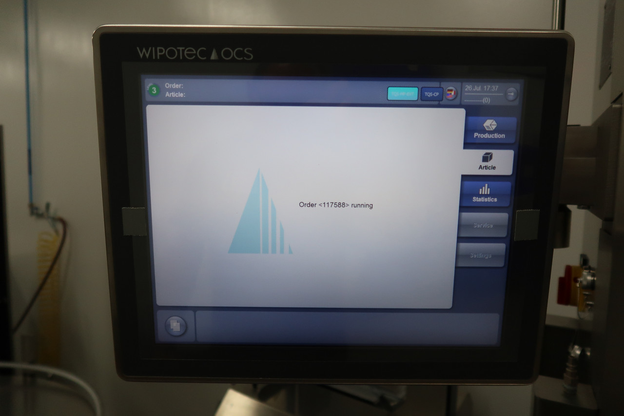 Wipotec TQS-CP Semi-Automatic Serialization Unit (yr 2019)