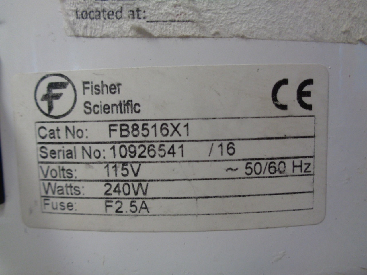 Fisher Scientific Cat# FB8516X1 Paraffin Section Flotation Bath, 240 Watts