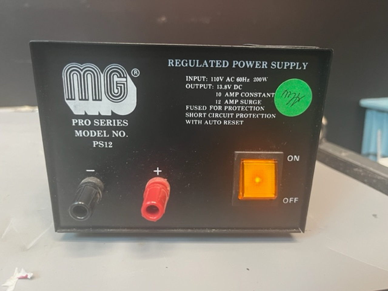 MG Pro Series Model PS12 Regulated Power Supply