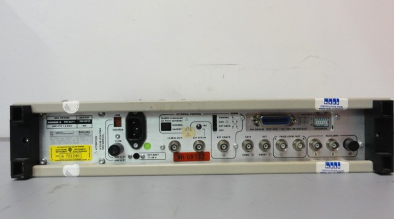 Philips PM6654C Programmable High Resolution Timer/Counter - Parts or Repair