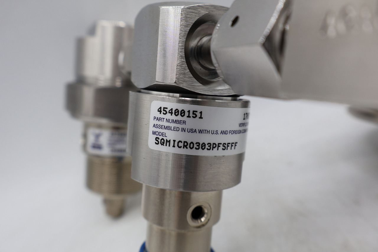 Parker Veriflo SQMICRO303PFSFFF Low Pressure Regulator W/ IR4002SK6259 Pressure Regulator