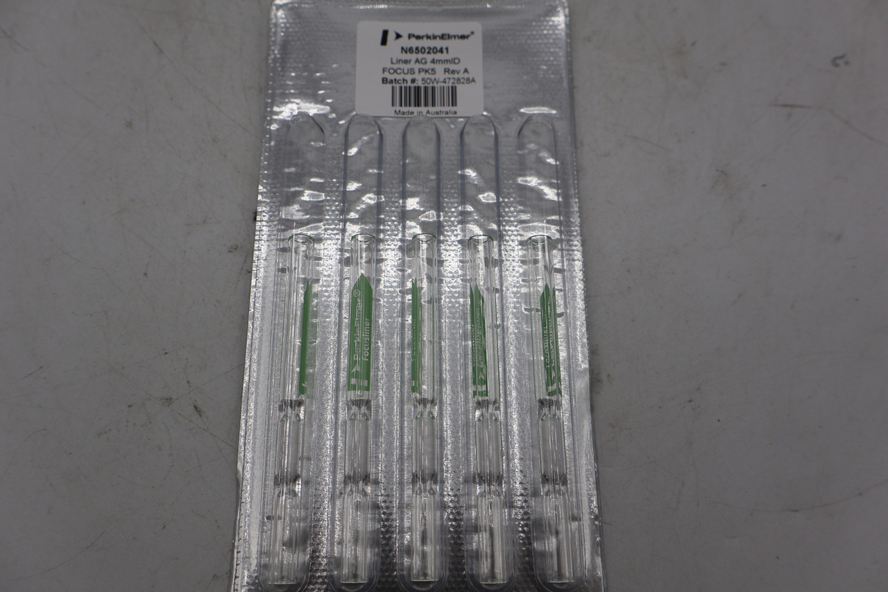 Perkin Elmer N6502041 Inlet Liner AG 4mmID Focus 5pk