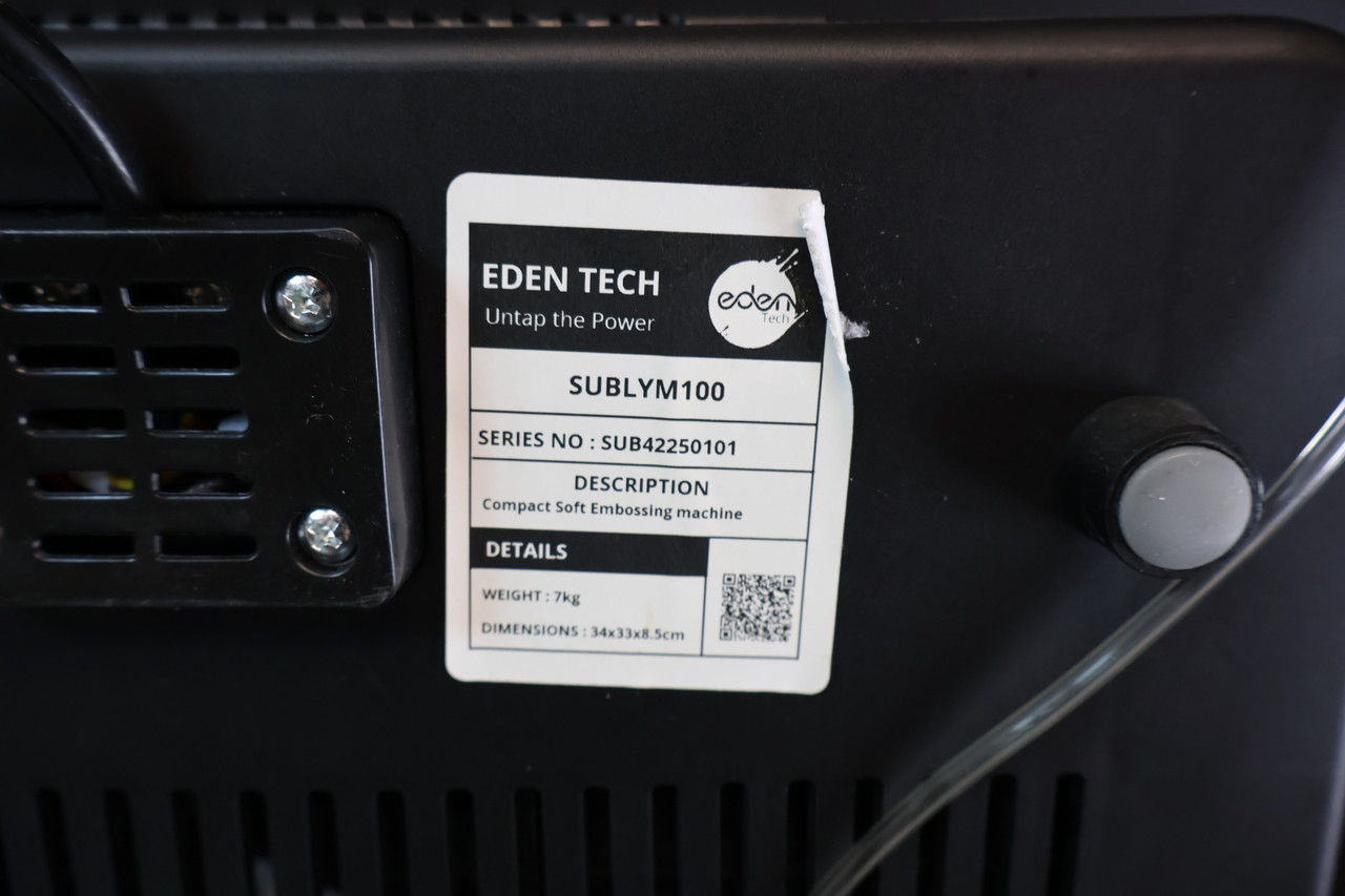 Eden Materials SuBlym100 Hot Embossing Machine