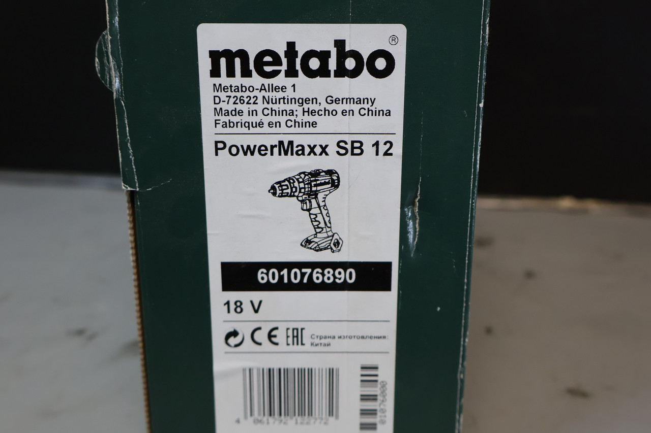 Metabo SB 12 PowerMaxx 12V Cordless Drill Driver